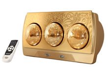 Đèn sưởi nhà tắm Heizen 3 bóng HE3BR, có điều khiển