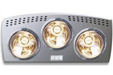 Đèn sưởi nhà tắm Heizen 3 bóng vàng HE-3B176