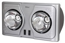 Đèn sưởi nhà tắm Hans 2 bóng H2B610